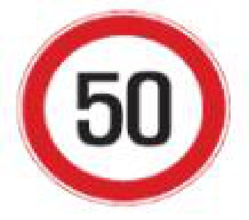 What is the safest way to drive on a road where this safety sign is installed?