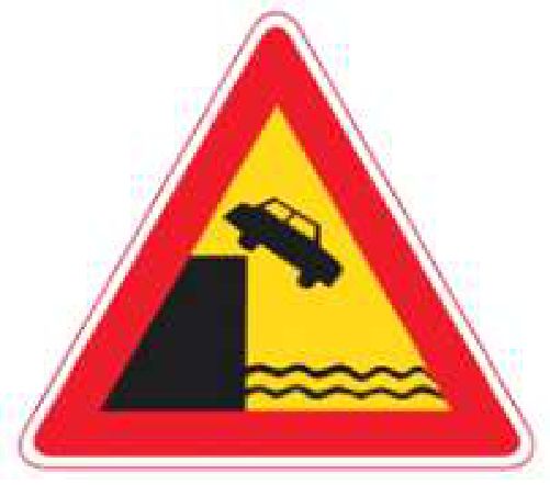 Which statement about this safety sign is NOT correct?